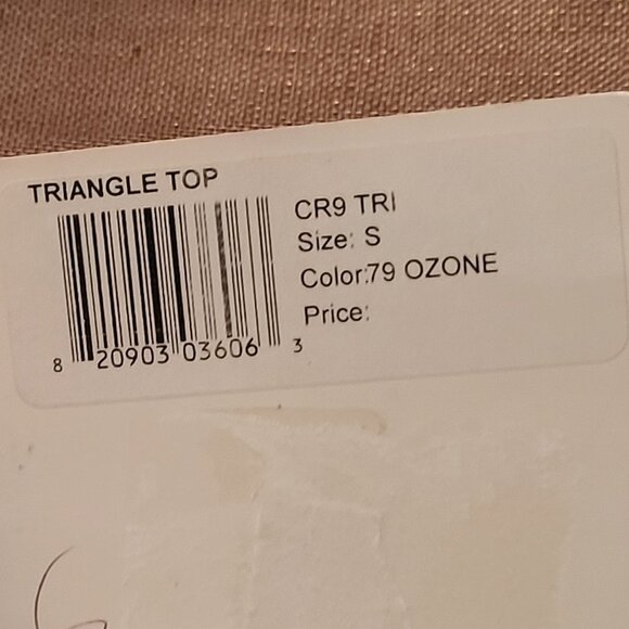 Chica Rica Triangle Bikini Top in Ozone Print - Picture 4 of 11